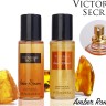 Подарочный набор Victoria's Secret Amber Romance Fragrance Mist 75 ml Shimmer Mist 75 ml