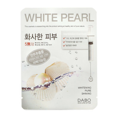 Тканевая маска DABO WHITE PEARL 