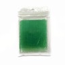 Микробраши для ресниц в пакете 100шт  зеленые с блестками
