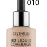 Жидкая тональная основа для лица Catrice HD Liquid Coverage Foundation 010