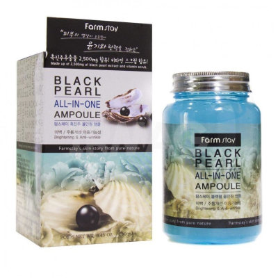 Сыворотка с черным жемчугом FarmStay Black Pearl All-In One Ampoule 250 ml