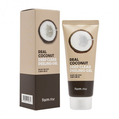 Пилинг-гель с экстрактом кокоса FarmStay Real Coconut Deep Clear Peeling Gel 100 ml