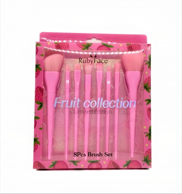 Набор кистей для макияжа Ruby Face Fruit Collection 8 кистей (02)