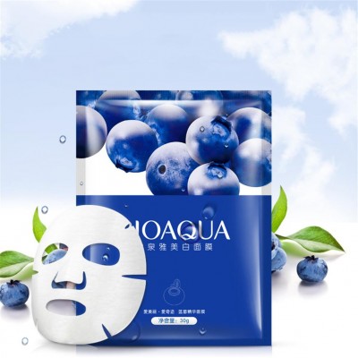 Тканевая маска с экстрактом черники BioAqua Blueberry Facial Mask 30g