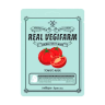 Тканевая маска для лица с экстрактом томата Fortheskin Super Food Real Vegifarm Double Shot Mask Tomato