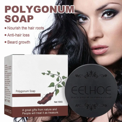 Лечебное натуральное мыло-шампунь от выпадения волос и для роста волос Polygonum Soap