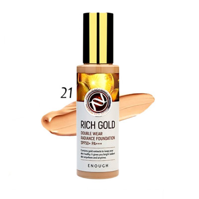 Тональный крем Enough Rich Gold Double Wear Radiance Fundation SPF50+ PA+++ (21)