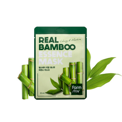 Тканевая маска для лица с экстрактом бамбука Farm Stay Real Bamboo Essence Mask